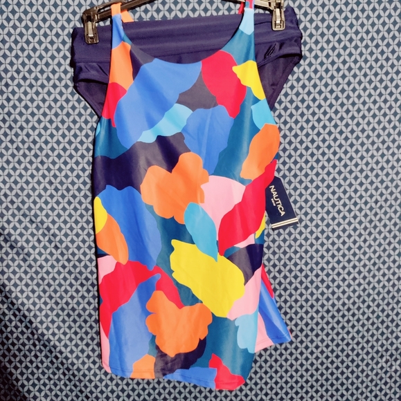 Nautica Swim - Women's 2 piece, multicolored swimsuit. New. Size - M - Picture 2 of 9